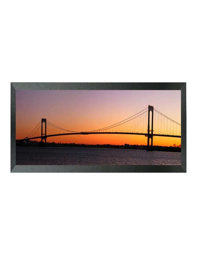 Mxtallup 6x20 Picture Frame Solid Wood 20X6 Poster Frame for Wall Photo Frames Family Black (T22B620) - Image 1